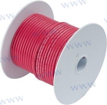 TINNED COPPER WIRE 2AWG (33MM²) RED 100F | OEM  114510 | WIRE |