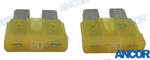 20 AMP ATO/ATC FUSE (2) | OEM  604020 | AMP |