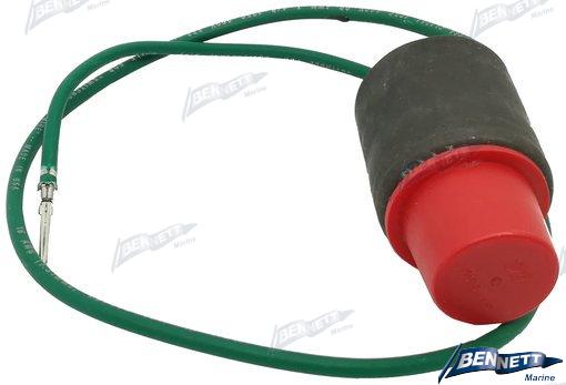 SOLENOID VALVE GREEN TRIM TAB 12V | OEM  1135G | CABLES |