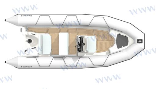 SUNRIDER 650 STRONGAN GRIS | OEM  54381 | MARINE |