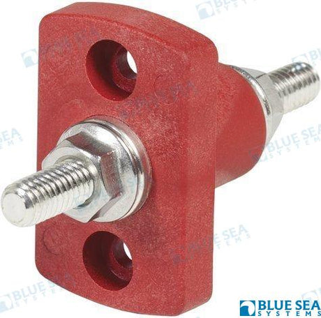 TERMINAL SM. FEED THROUGH 5/16 STUD RED | OEM  2202 | CIRCUIT BREAKER |