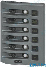 PANEL WD 12VDC CLB 6 POS GRAY | OEM  4376 | ELECTRICAL |