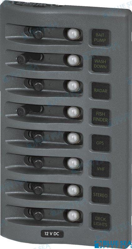 PANEL WD 12VDC CLB 8POS GRAY | OEM  4378 | ELECTRICAL |