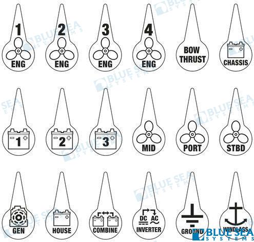 LABEL KIT BATTERY SWITCH | OEM  7902 | ELECTRICAL |