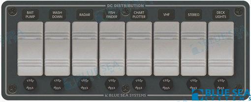 PANEL WATERPROOF 12VDC 8 POS. HORZ. | OEM  8261 | ELECTRICAL |