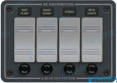 PANEL WATERPROOF 12VDC 4 POS. HORZ. | OEM  8262 | ELECTRICAL |