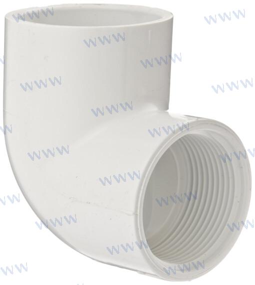 3.50" X 90 DEG ELBOW (WHITE) | OEM  1200189W | GENERATORS |