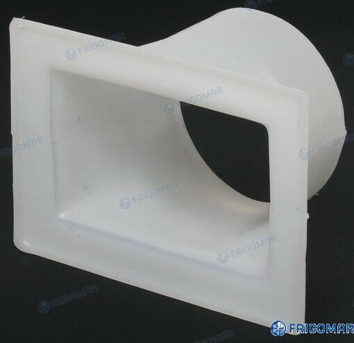 ABS PLENUM ADAPTER - Ø120MM OVAL | OEM  661 | AIR CONDITIONING |