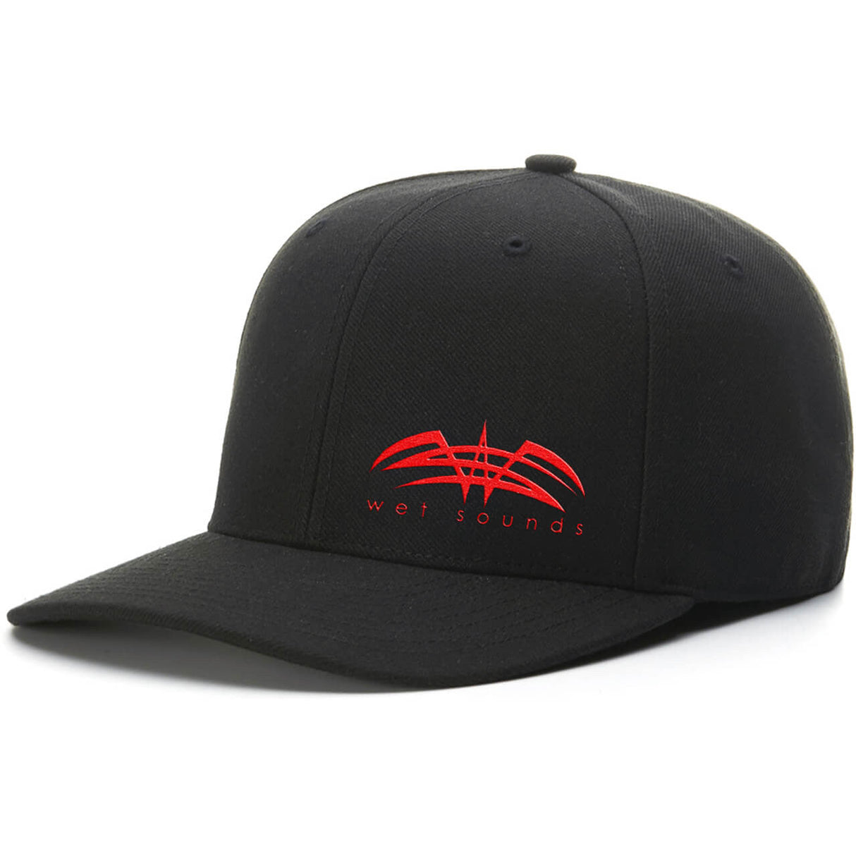 Wet Sounds Black Flexfit Cap w/Red Logo