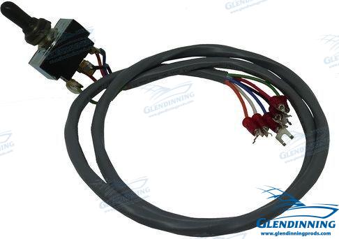 CM POWER SWITCH 3' ASSY 6 WIRE | OEM  04800 | SWITCH | GLENDINNING