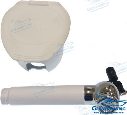 WHITE SHOWER HEAD | OEM  99582-REC | PUMPS | GLENDINNING