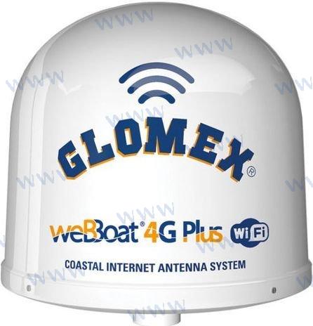 WEBBOAT PLUS - INTERNET A BORDO 4G + WI- | OEM  1004PLUS | ANTENAS | GLOMEX