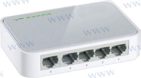 5-PORT 10/100MBPS DESKTOP SWITCH | OEM  001 | ANTENAS | GLOMEX