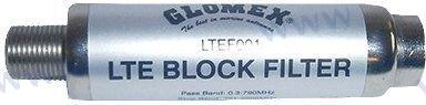 LTE INLINE BLOCK FILTER - PASS BAND: 0.3 -790 | OEM  001 | VHF | GLOMEX