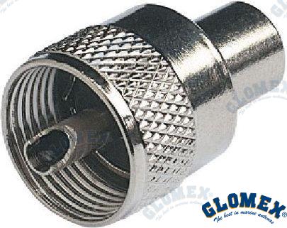 PL259 CONNECTOR FOR RG58 | OEM  132 | VHF | GLOMEX