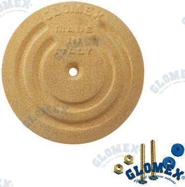 ROUND MASS PLATE - 128MM DIAM. | OEM  202 | VHF | GLOMEX