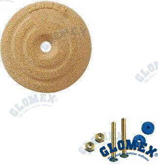 ROUND MASS PLATE - 55MM DIAM. - | OEM  206 | VHF | GLOMEX