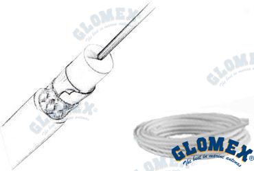 TV CABLE RG6/U LOW LOSS 75 OHMS 100 | OEM  9135 | VHF | GLOMEX