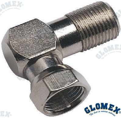 V9146 - ANGLED FEMALE-MALE CONNECTOR | OEM  9146 | VHF | GLOMEX