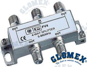 V9147 - 4 WAY SPLITTER PARA V9112 - V91 | OEM  9151 | VHF | GLOMEX