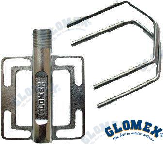 STAINLESS STEEL CANDLEHOLDER SUPPORT FROM 22 TO 80MM APR | OEM  9171 | VHF | GLOMEX