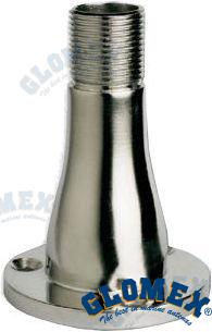 SOPORTE INOX UNIVER - ALTO 100MM - P | OEM  9174 | VHF | GLOMEX