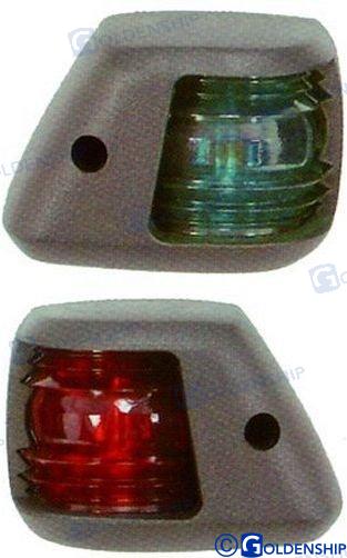 PAIR NAVIGATION LIGHT GREEN AS-20 BLACK | OEM  10006 | LIGHTS | GOLDENSHIP