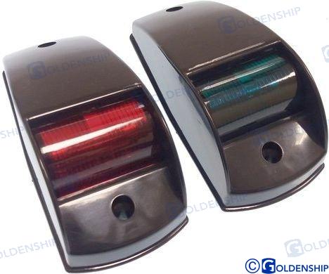 SET NAVIGATION LIGHTS BLACK | OEM  10019 | LIGHTS | GOLDENSHIP