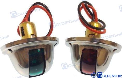 SIDE LIGHTS (PAIR) SS. | OEM  10030 | LIGHTS | GOLDENSHIP