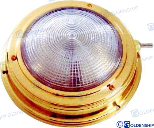 DOME LIGHT BRASS 4" | OEM  10201 | LIGHTS | GOLDENSHIP