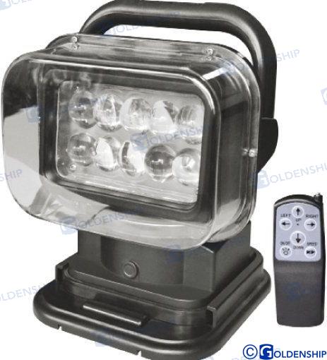 50W 12V LED REMOTE CTRL SEARCH LIGHT | OEM  10245 | EXTERIOR LIGHTING | GOLDENSHIP