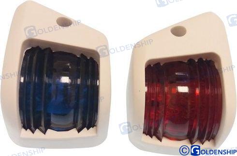 PAIR VERTICAL NAV.LIGHTS WHITE - LED | OEM  10312 | LIGHTS | GOLDENSHIP