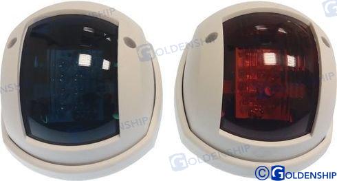 PAIR VERTICAL NAV.LIGHTS WHITE - LED | OEM  10313 | LIGHTS | GOLDENSHIP