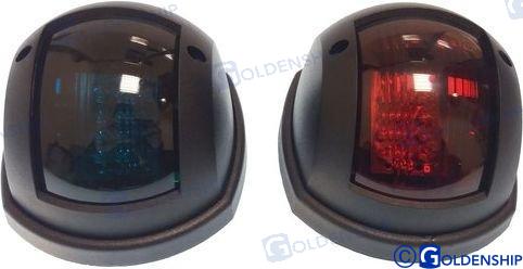 PAIR VERTICAL NAV.LIGHTS BLACK - LED | OEM  10314 | LIGHTS | GOLDENSHIP