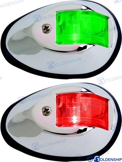 PAIR VERTICAL NAVIGATION LIGHTS 304 SS L | OEM  10361 | LIGHTS | GOLDENSHIP