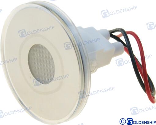 LED ROUND EXTERIOR LIGHT SS WHITE | OEM  10401 | INTERIOR | GOLDENSHIP