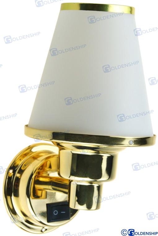 BULKHEAD LIGHT BRASS | OEM  10420 | LIGHTING | GOLDENSHIP