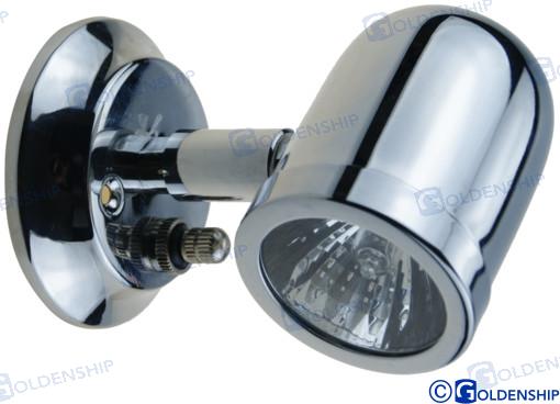 BULKHEAD LIGHT CHROME PLATED BRASS | OEM  10422 | LIGHTING | GOLDENSHIP