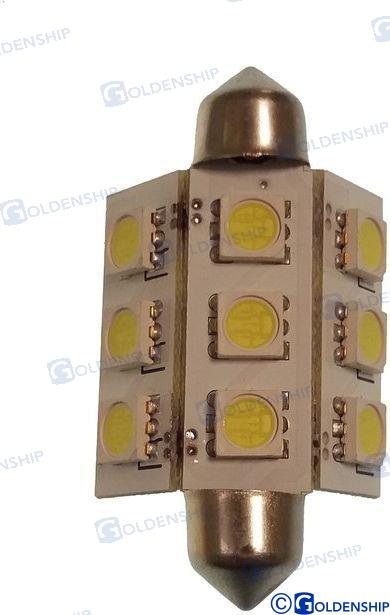 BULB FESTOON 9LED 2W 10/30V | OEM  10530 | BULBS | GOLDENSHIP