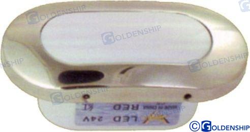 LED OVAL EST. LIGHT SILVER | OEM  11409 | INTERIOR | GOLDENSHIP