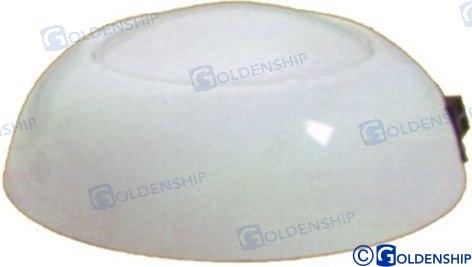 LED DOME LIGHT 130MM WHITE PLASTIC | OEM  11414 | INTERIOR | GOLDENSHIP