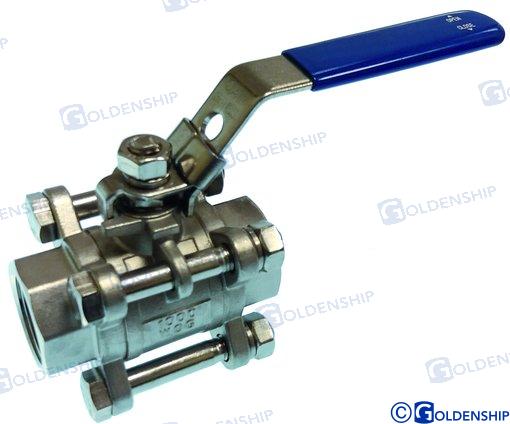 BALL VALVE HD 3/4" | OEM  30060 | HULL | GOLDENSHIP