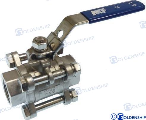 BALL VALVE HD 1" | OEM  30061 | HULL | GOLDENSHIP