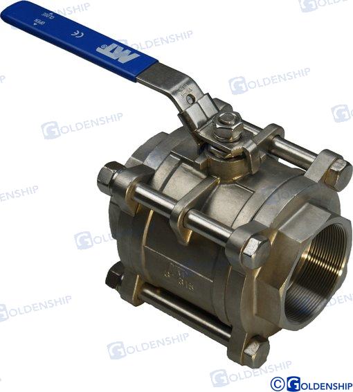 BALL VALVE H.D. 3" | OEM  30066 | HULL | GOLDENSHIP