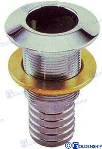 BRASS THRUHULL 1" | OEM  30073 | BRASS | GOLDENSHIP