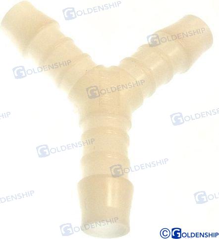 "Y" CONNECTOR -POLYAMIDE- 10MM (2) | OEM  30143 | HULL | GOLDENSHIP