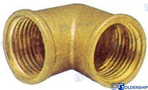 BRASS ELBOW H/H 1/2" (2) | OEM  30161 | BRASS | GOLDENSHIP