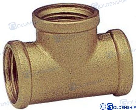 "T" BRASS H/H/H  3/4" | OEM  30182 | HULL | GOLDENSHIP