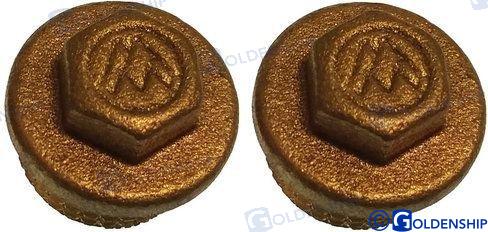 MALE NUT PLUG 3/8" (2) | OEM  30280 | HULL | GOLDENSHIP