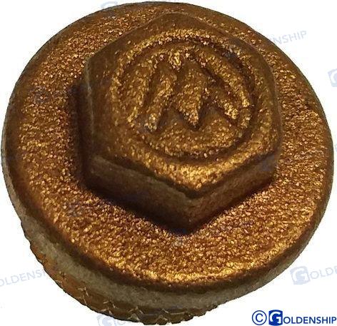 MALE NUT PLUG  3/4" | OEM  30282 | HULL | GOLDENSHIP